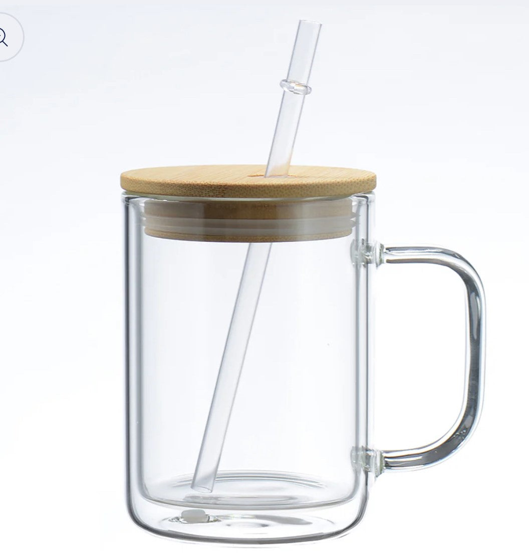 15oz Snow Globe Cup with Handle