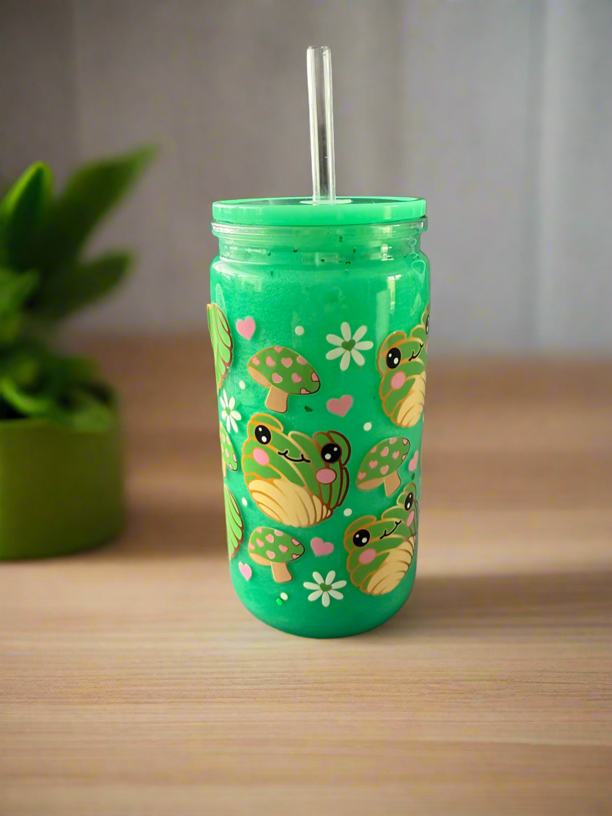 16oz Acrylic Cup (oopsie cup) shimmer effect (Ready to Ship)
