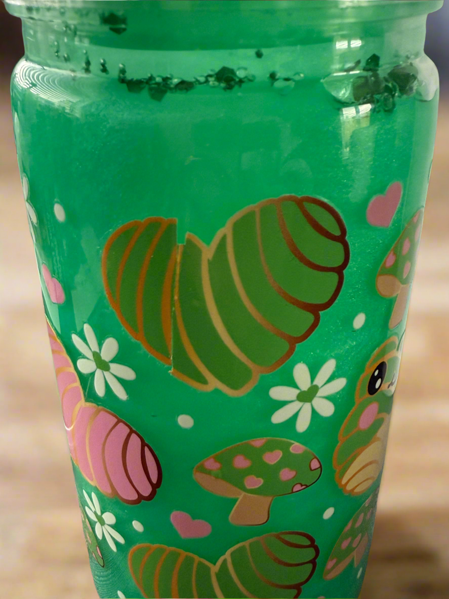 16oz Acrylic Cup (oopsie cup) shimmer effect (Ready to Ship)