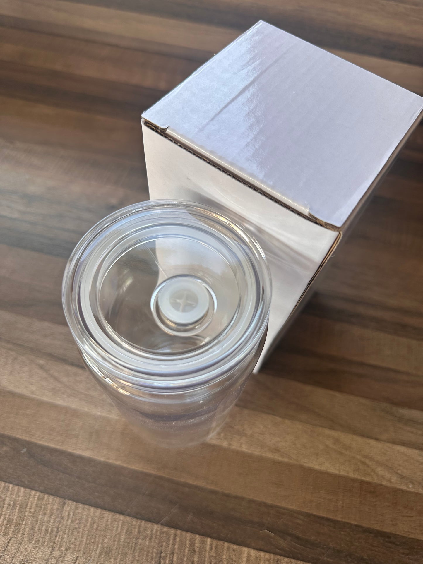 16oz Acrylic Snow Globe Cup