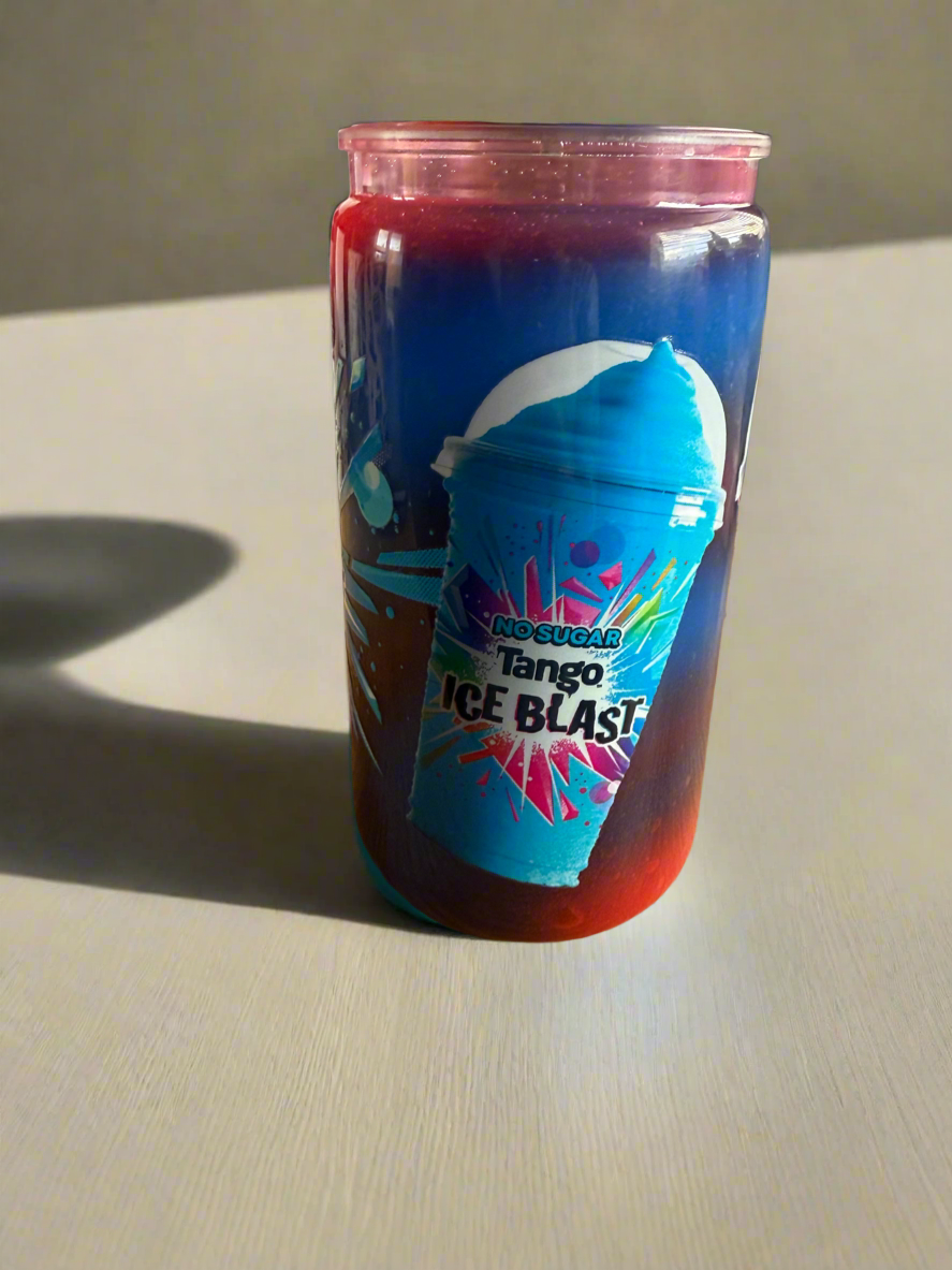 16oz Red/Blue Slushi Tumbler ~ Ready to Ship