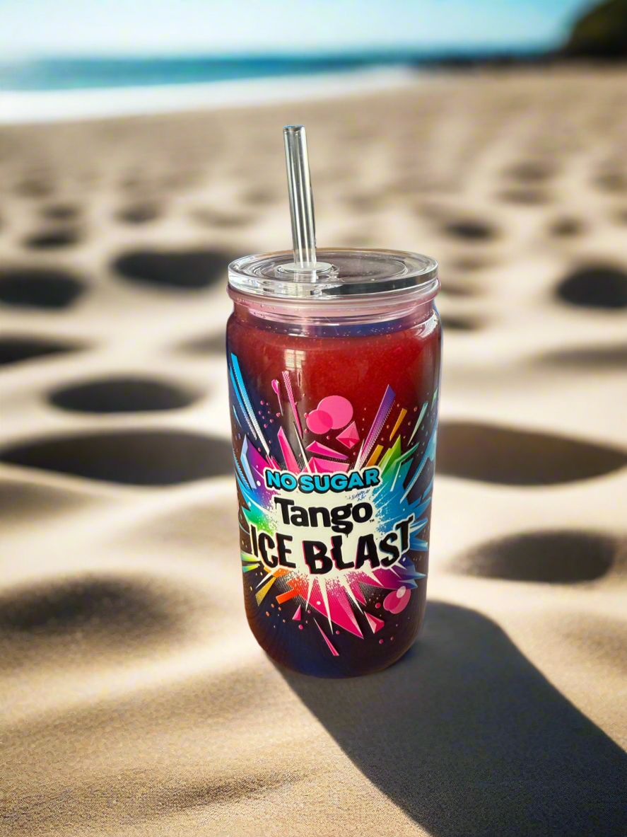 16oz Red/Blue Slushi Tumbler ~ Ready to Ship