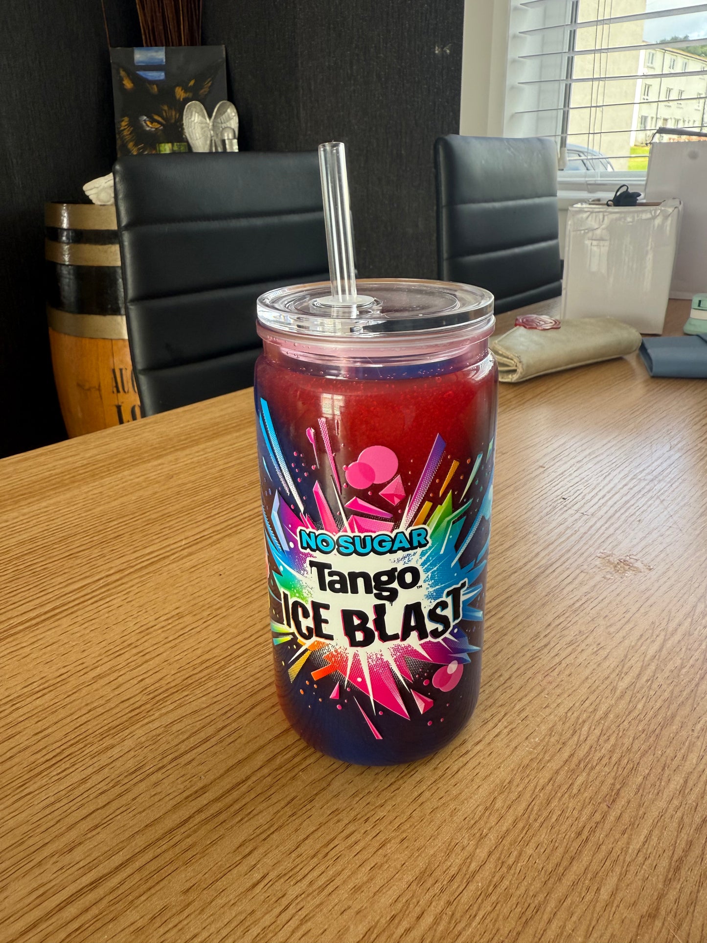 16oz Red/Blue Slushi Tumbler ~ Ready to Ship