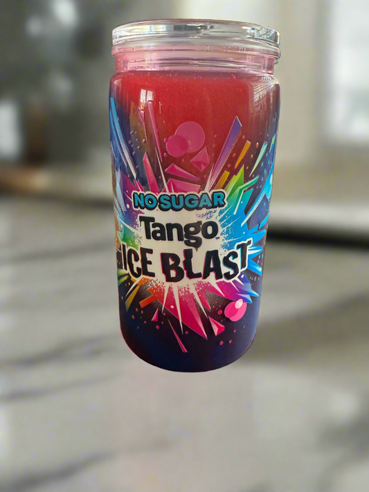 16oz Red/Blue Slushi Tumbler ~ Ready to Ship