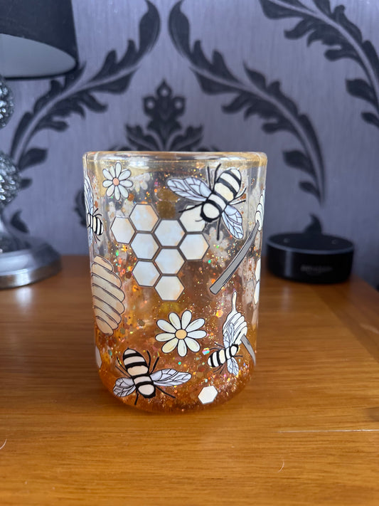 Honey / Bee 15oz Lava Drip Cup (pre-made)