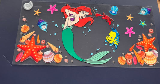 Red Hair Princess & Fish
