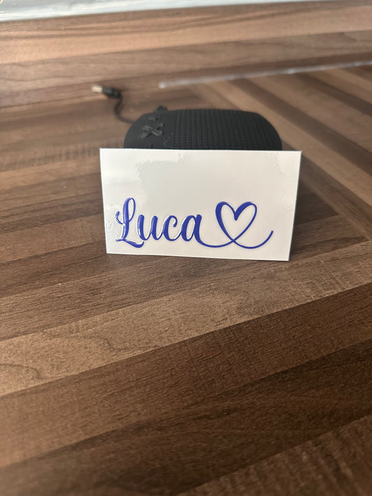 Personalised Names UVDTF