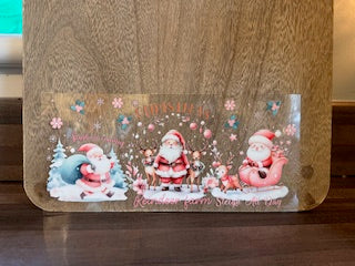 Santa with his Reindeer Christmas